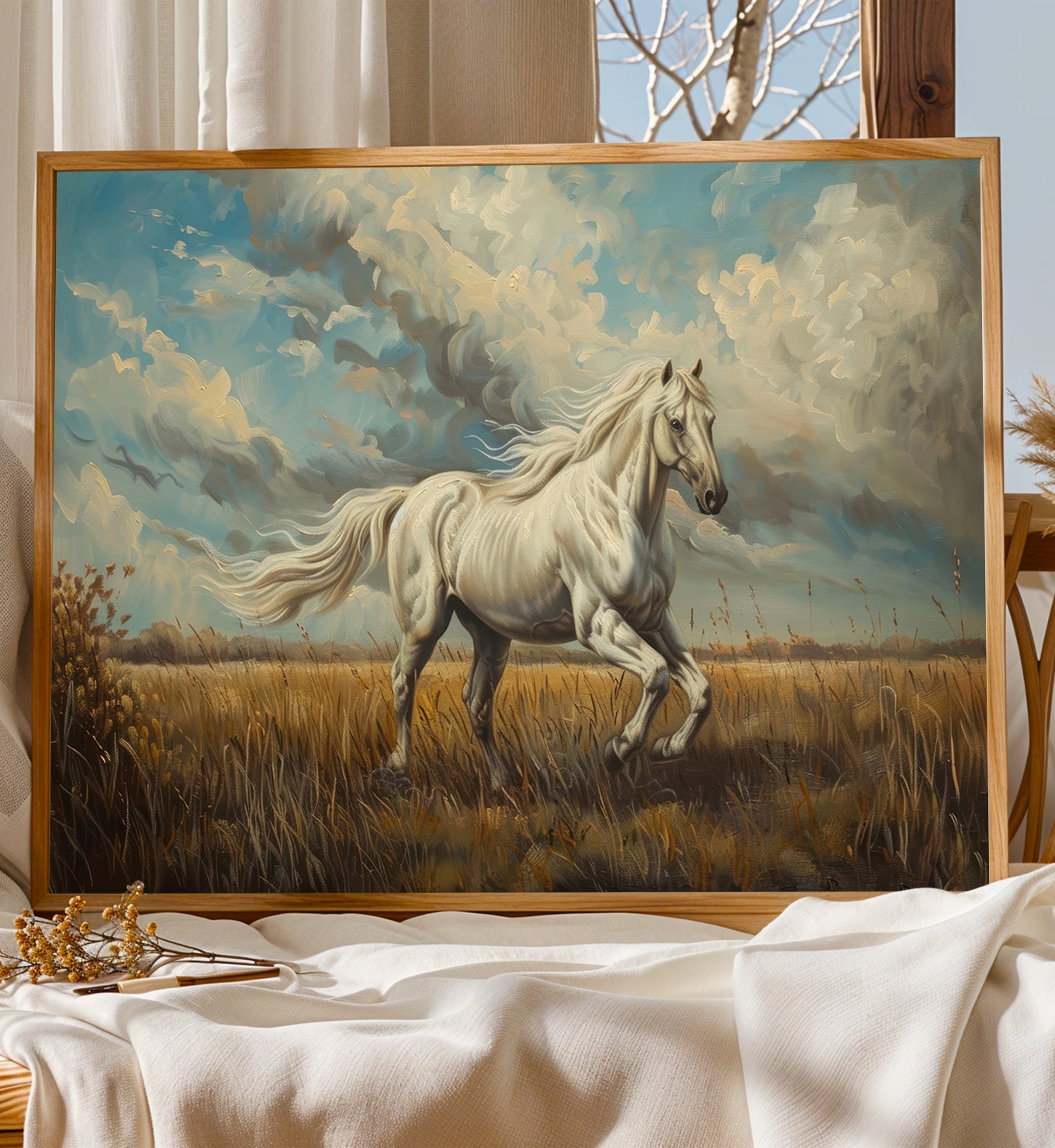 The White Stallion