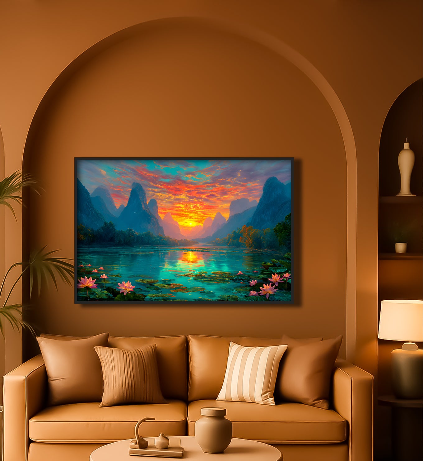Lotus Sunset