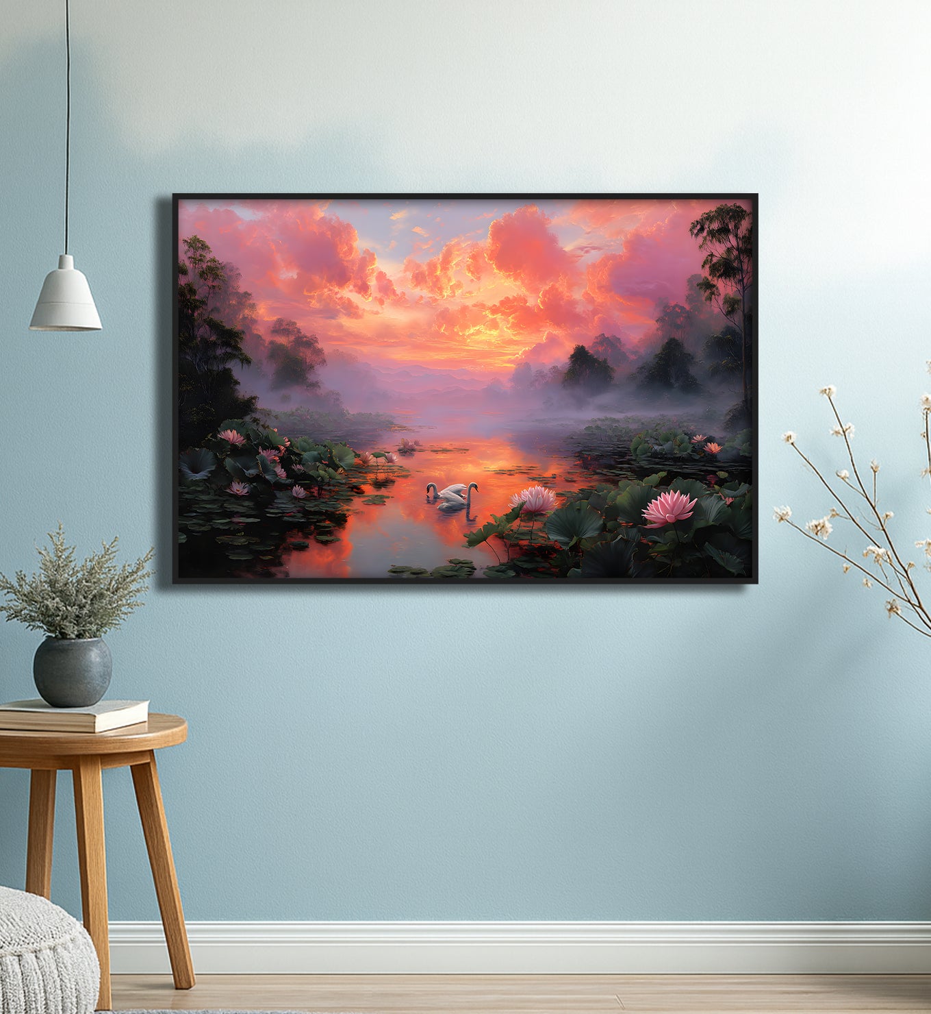 Crimson Sky at Dawn
