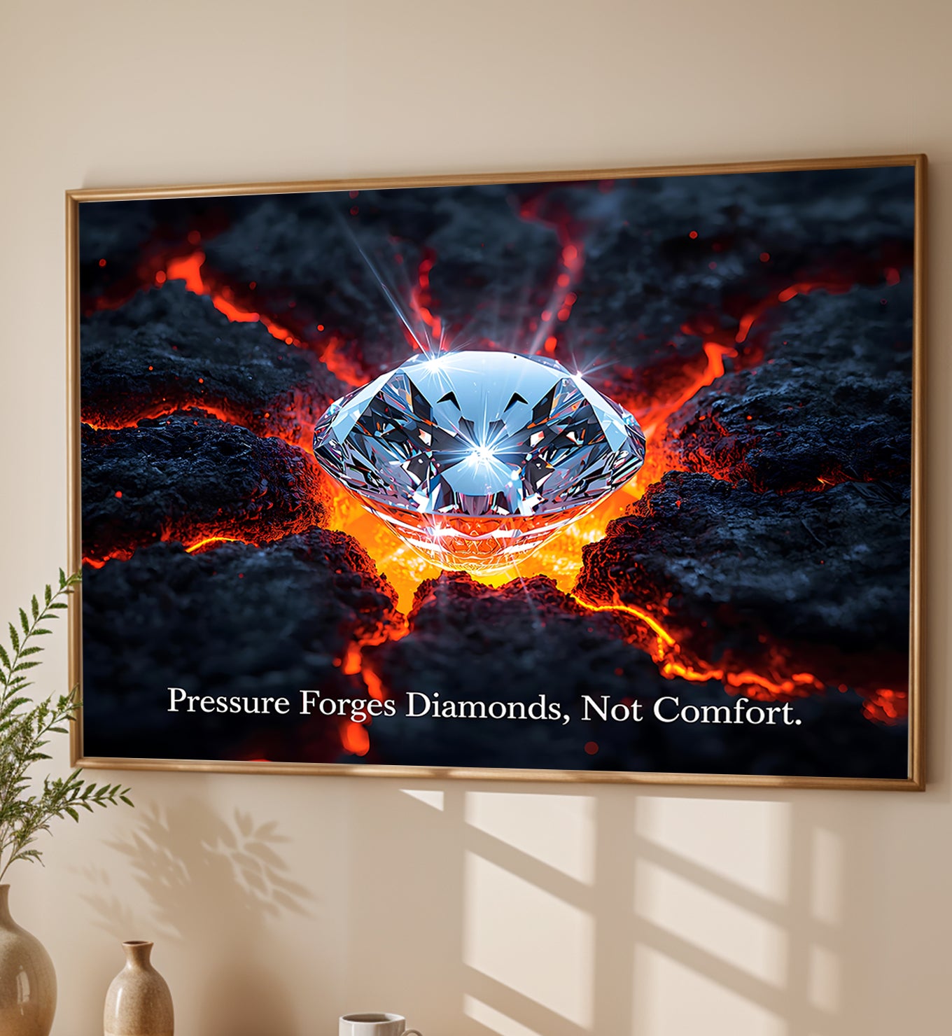 Pressure Forges Diamonds, Not Comfort