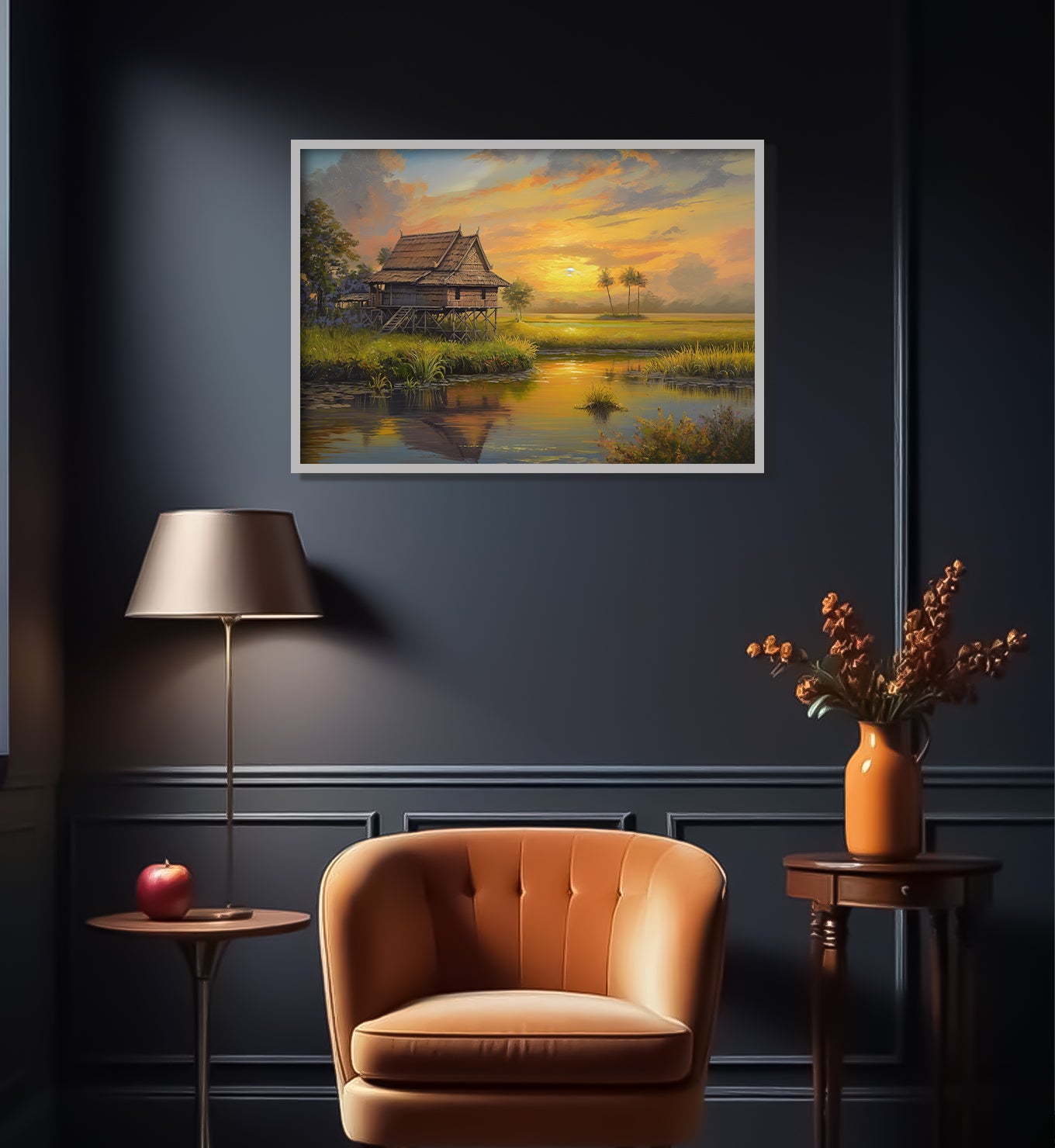 Sunset on the Lagoon