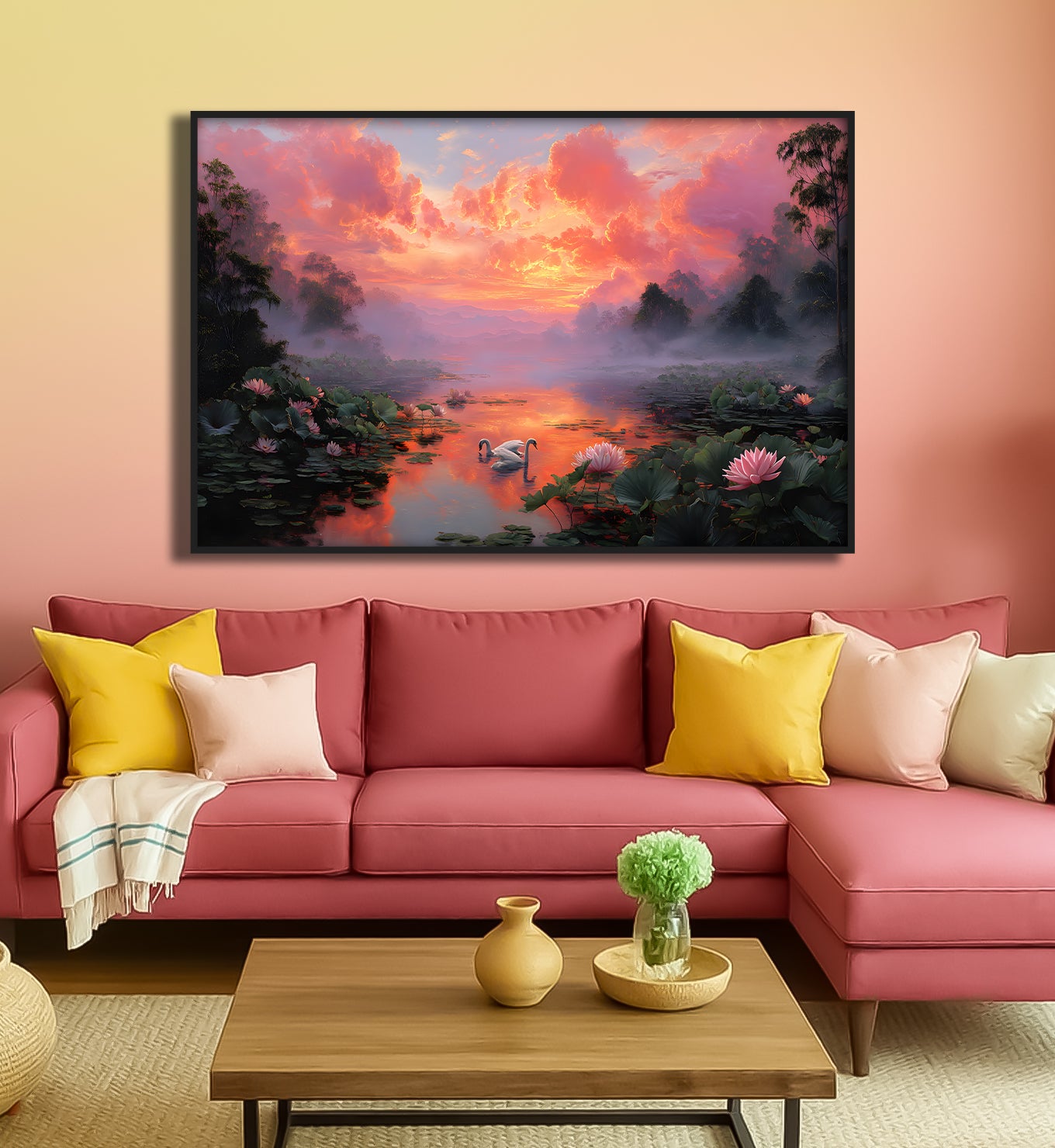 Crimson Sky at Dawn
