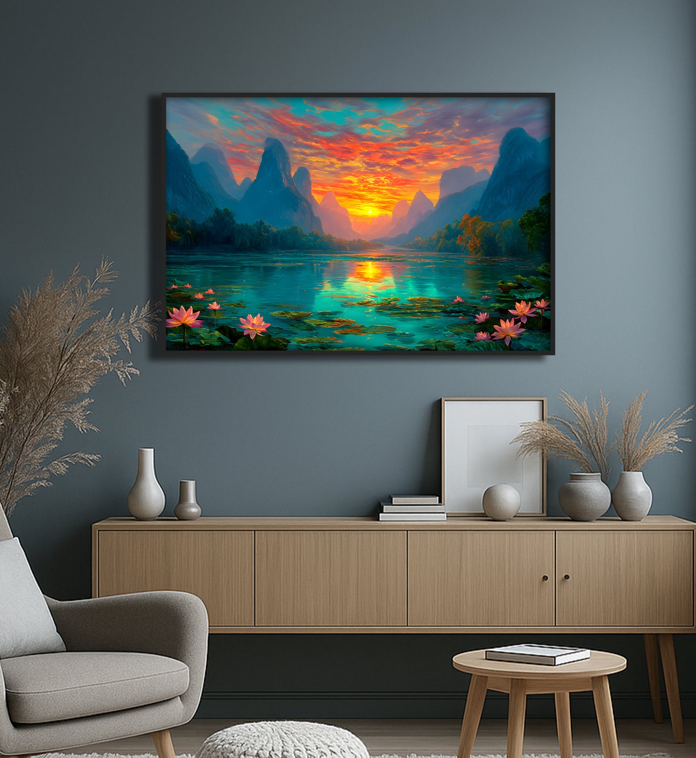 Lotus Sunset