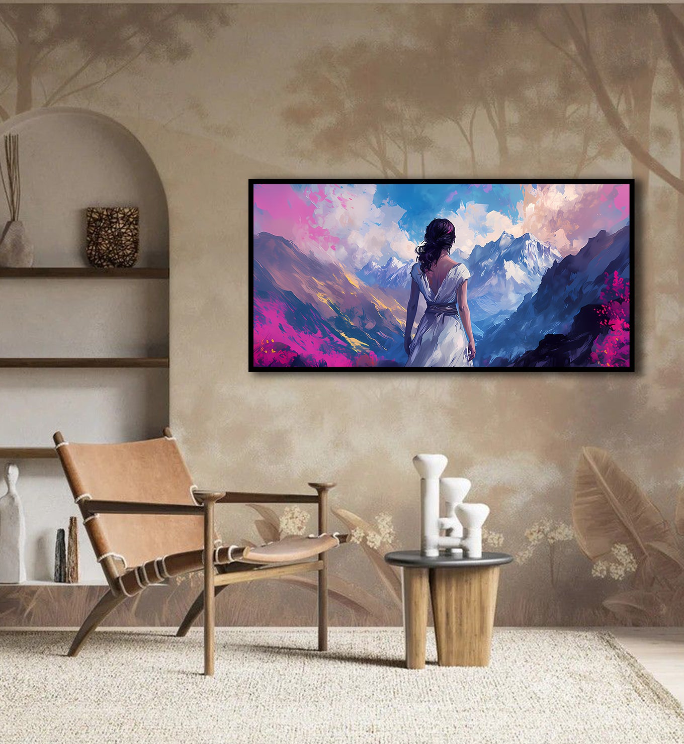 Pink Sky Mountains
