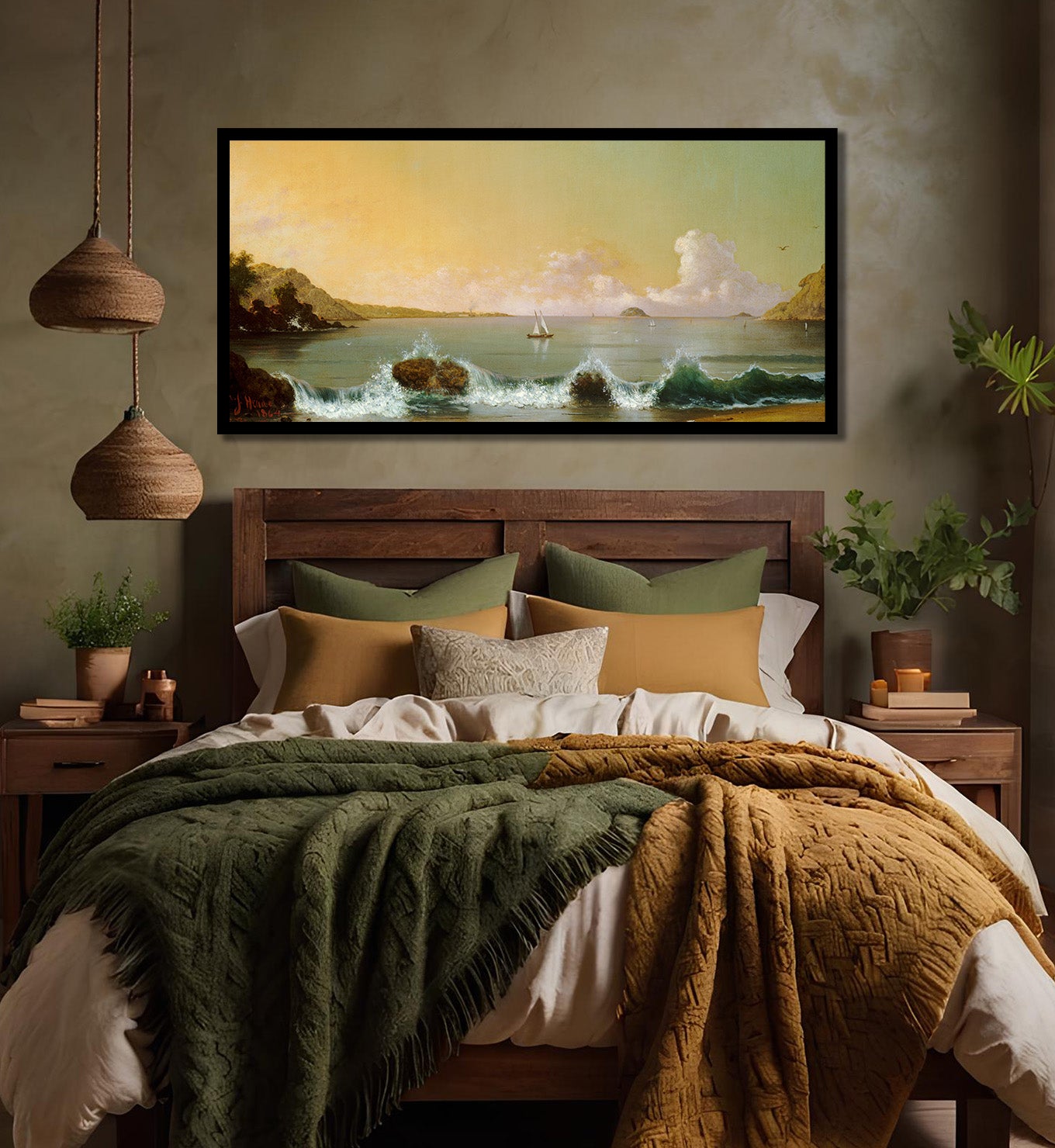 Rio de Janeiro Bay by Martin Johnson Heade