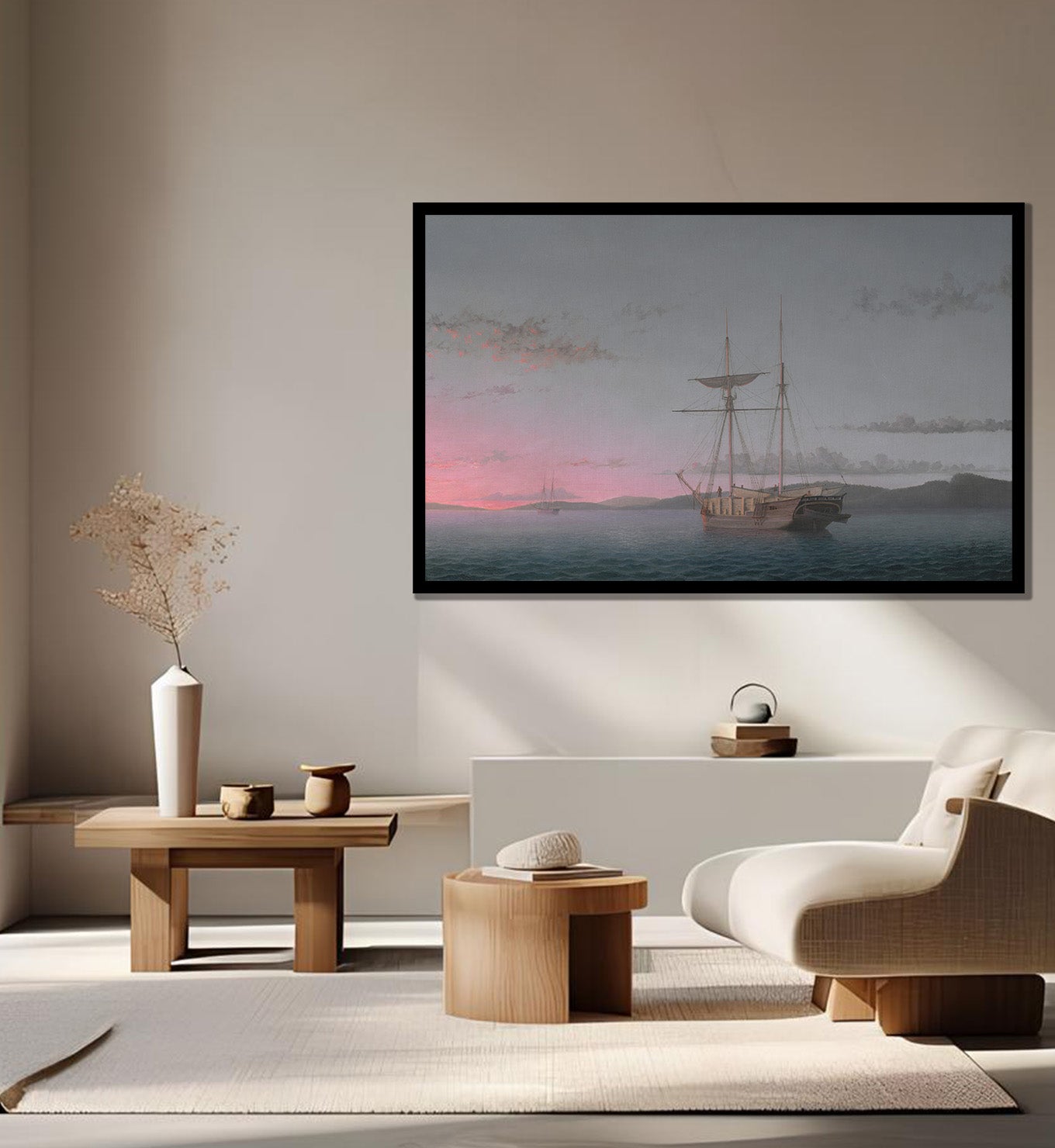 Lumber Schooners at Evening on Penobscot Bay