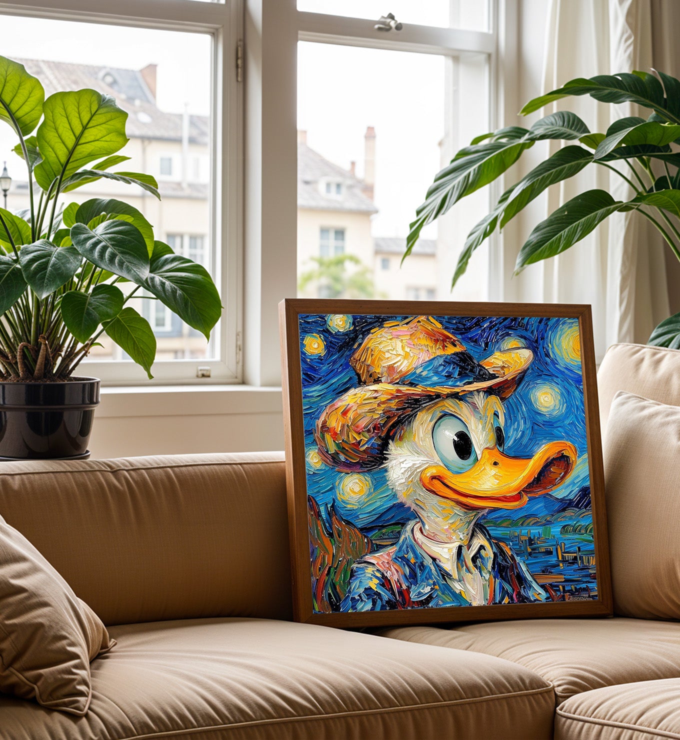 The Starry Night Duck