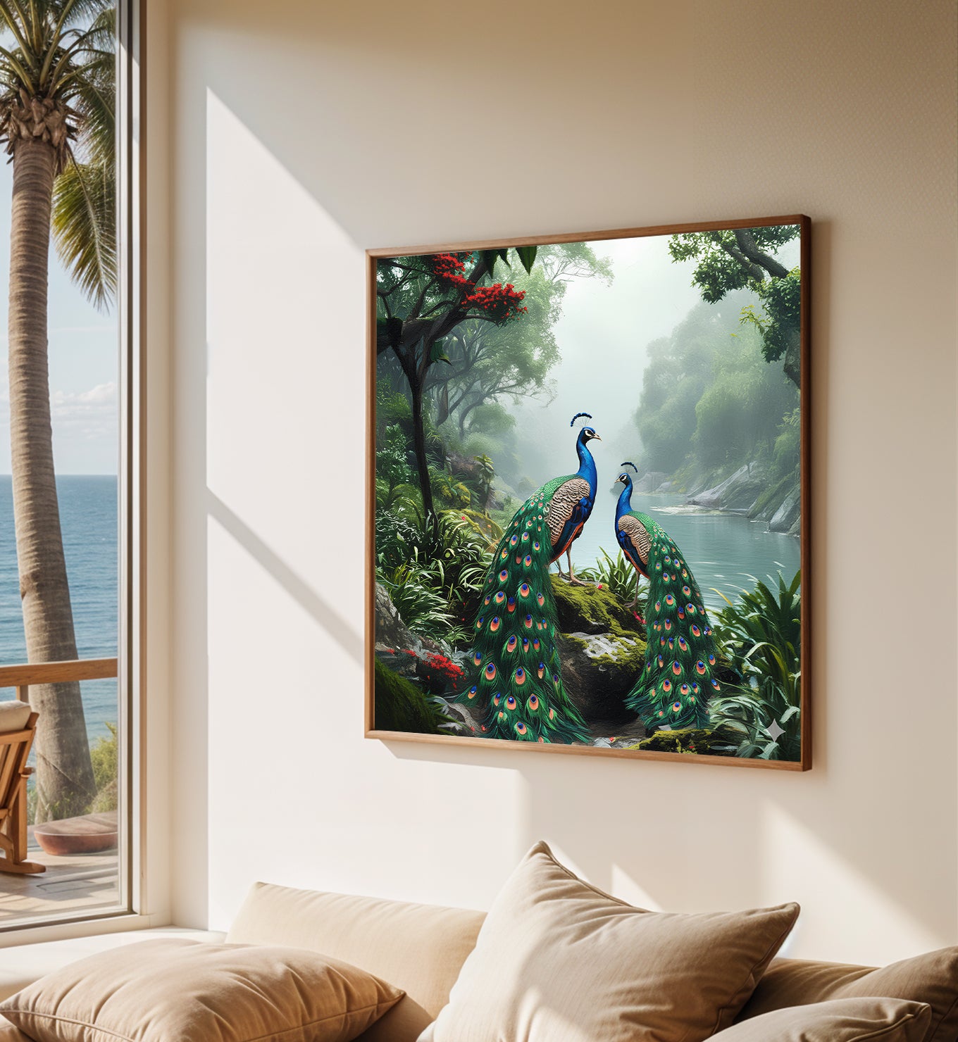 Peacock- Rainforest Royalty