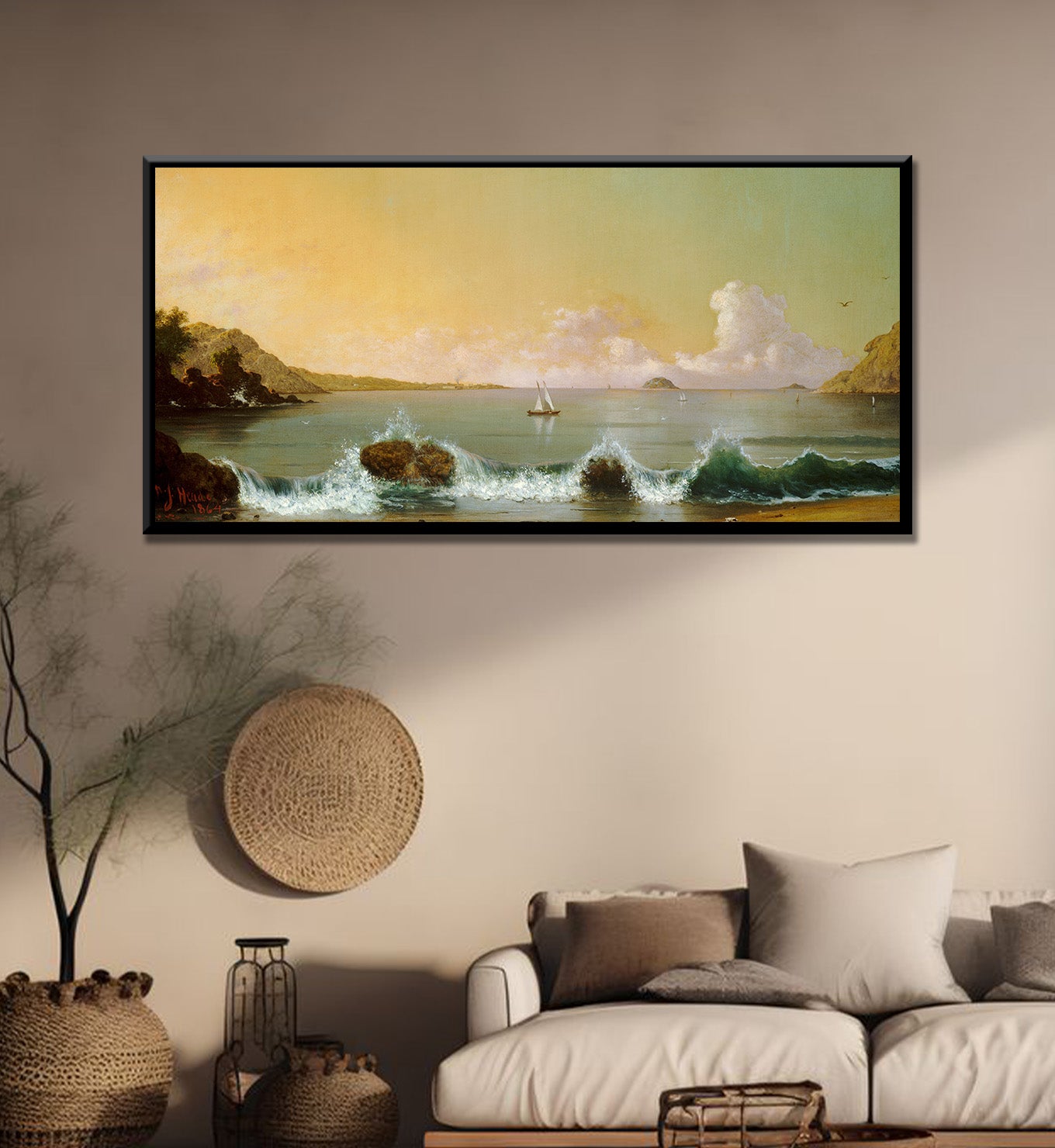 Rio de Janeiro Bay by Martin Johnson Heade