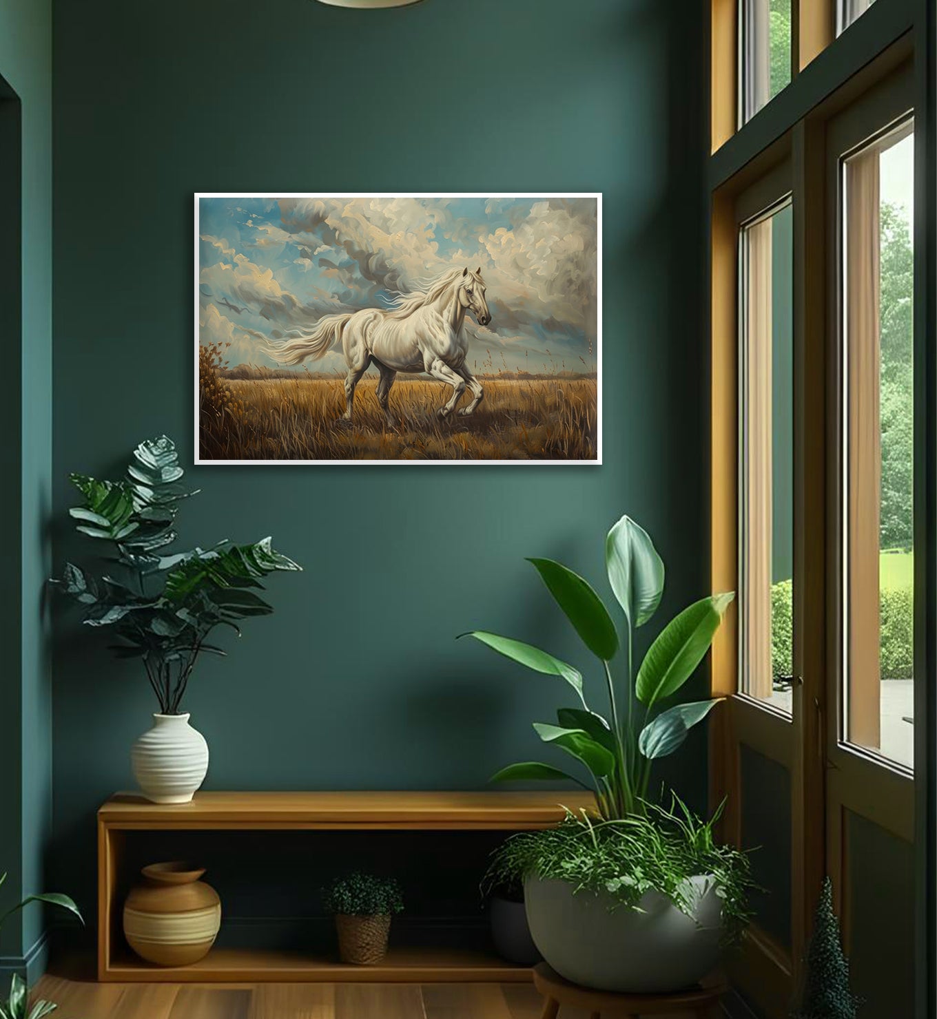 The White Stallion