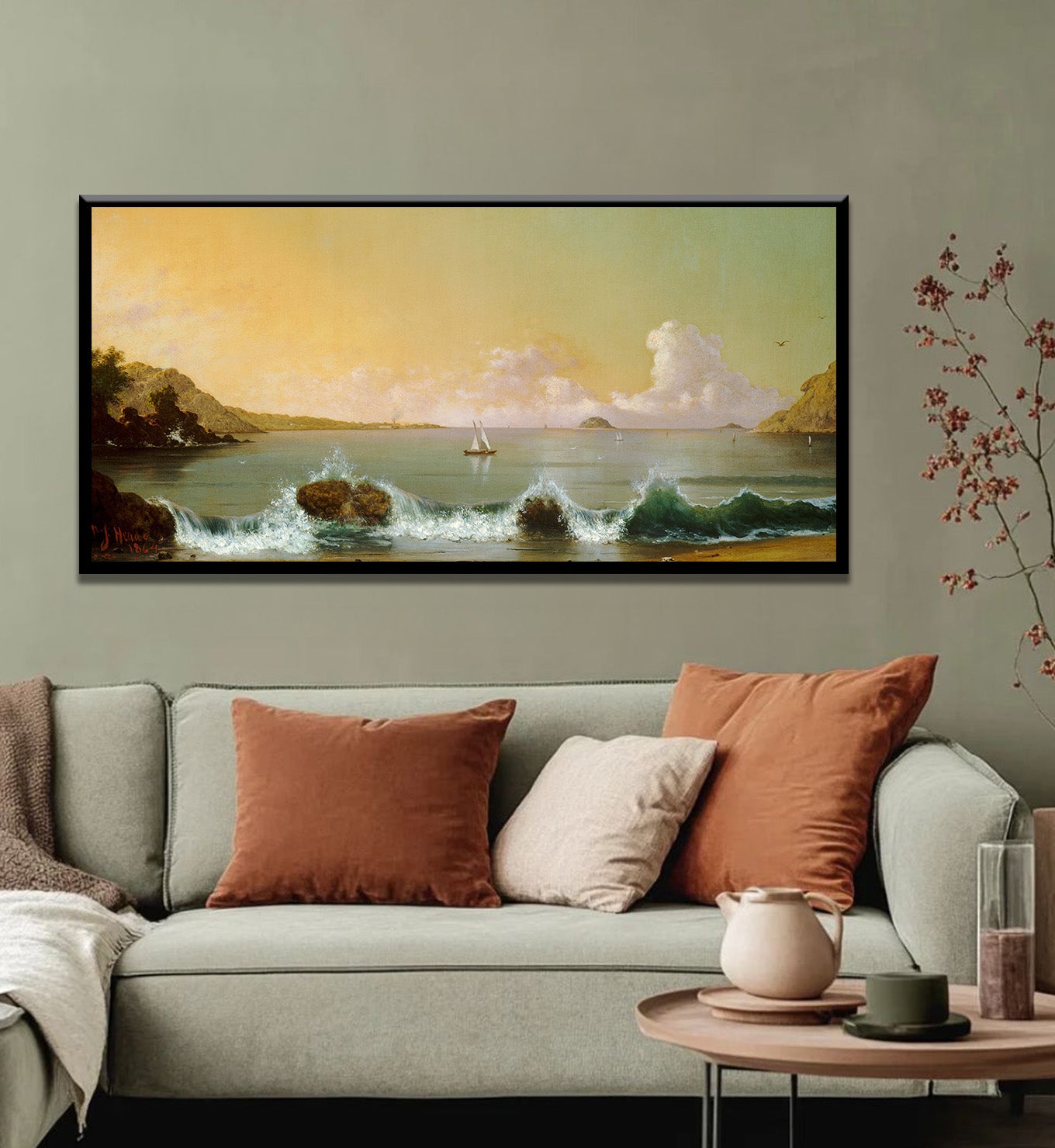 Rio de Janeiro Bay by Martin Johnson Heade