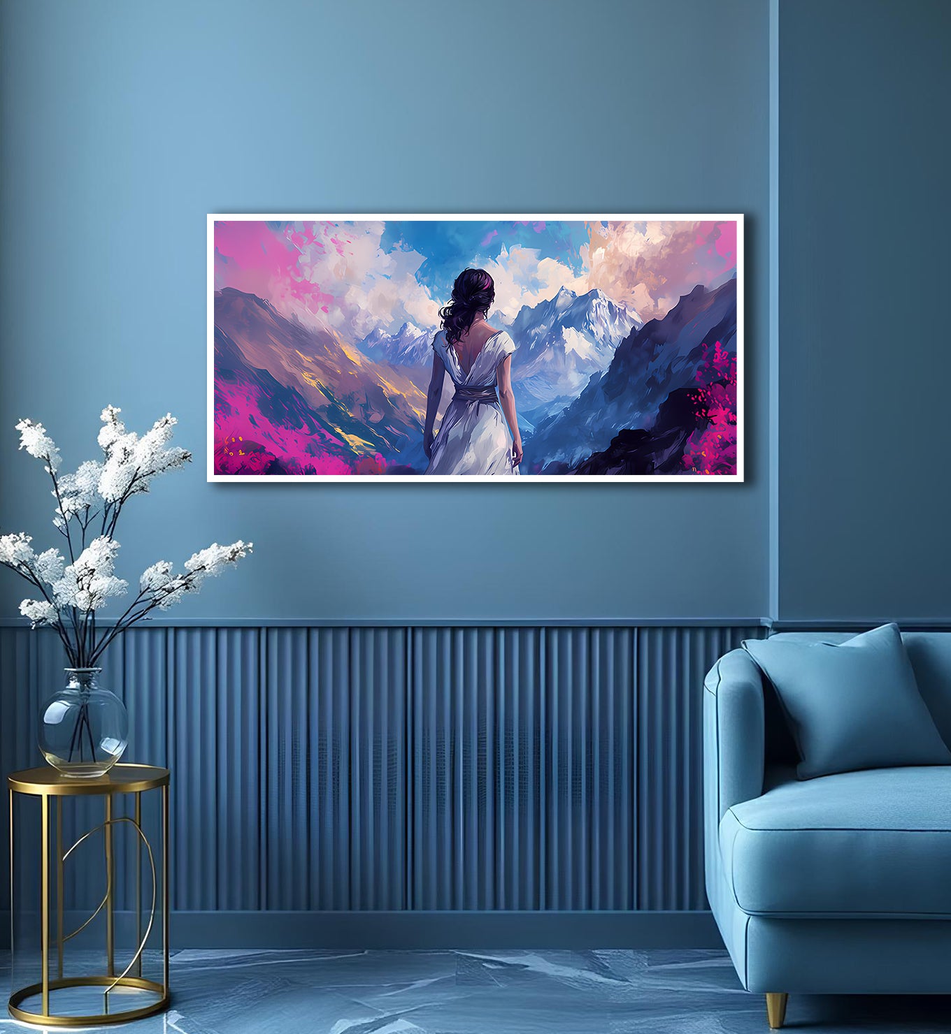 Pink Sky Mountains