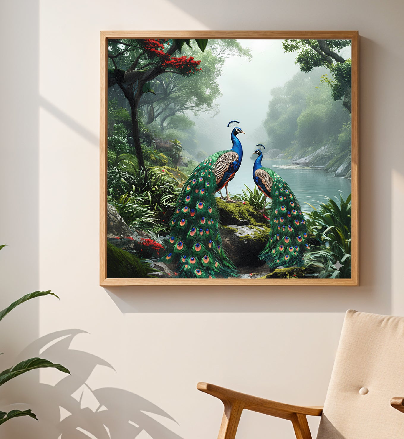 Peacock- Rainforest Royalty