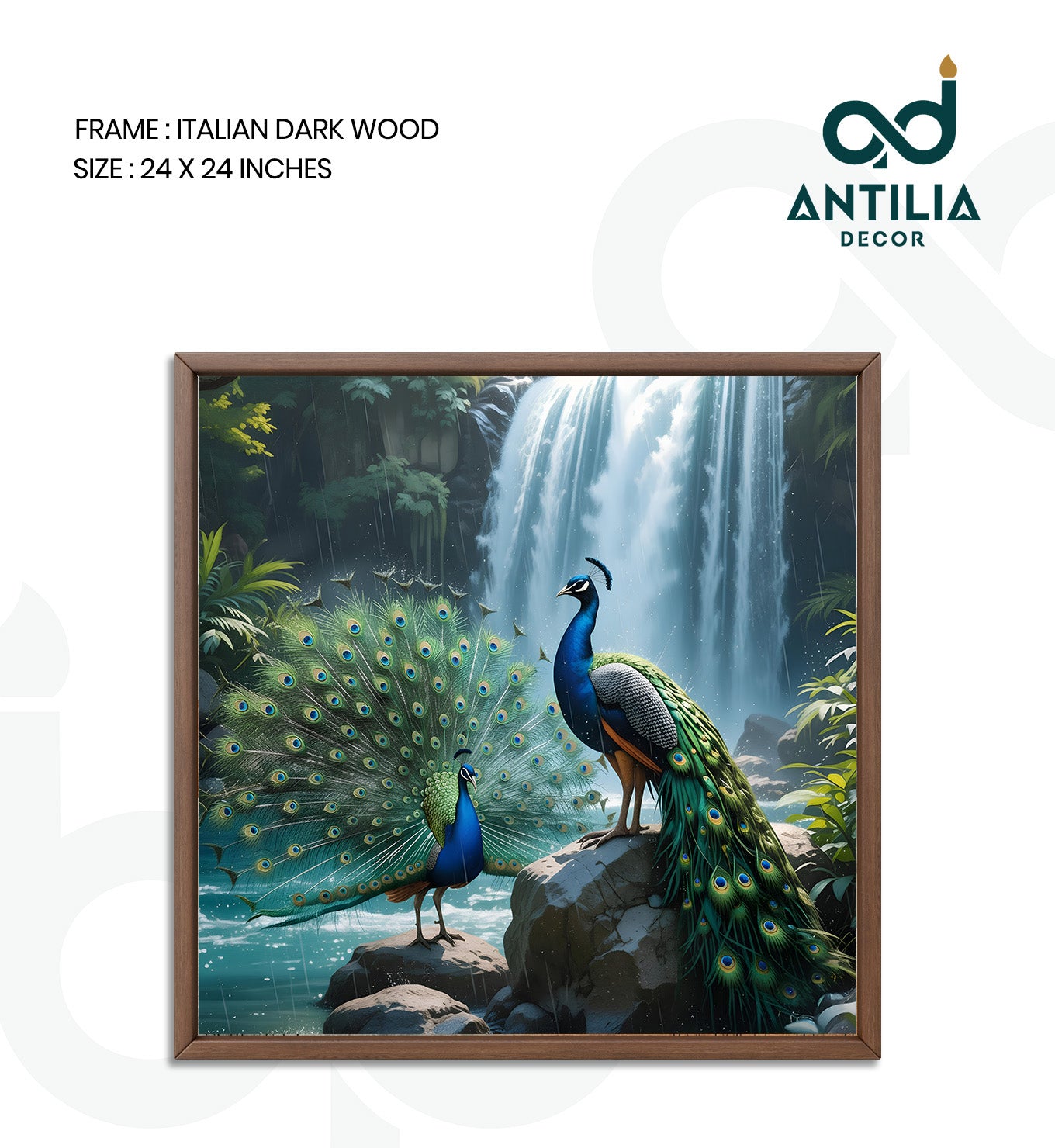 Peacock- Emerald Raindance