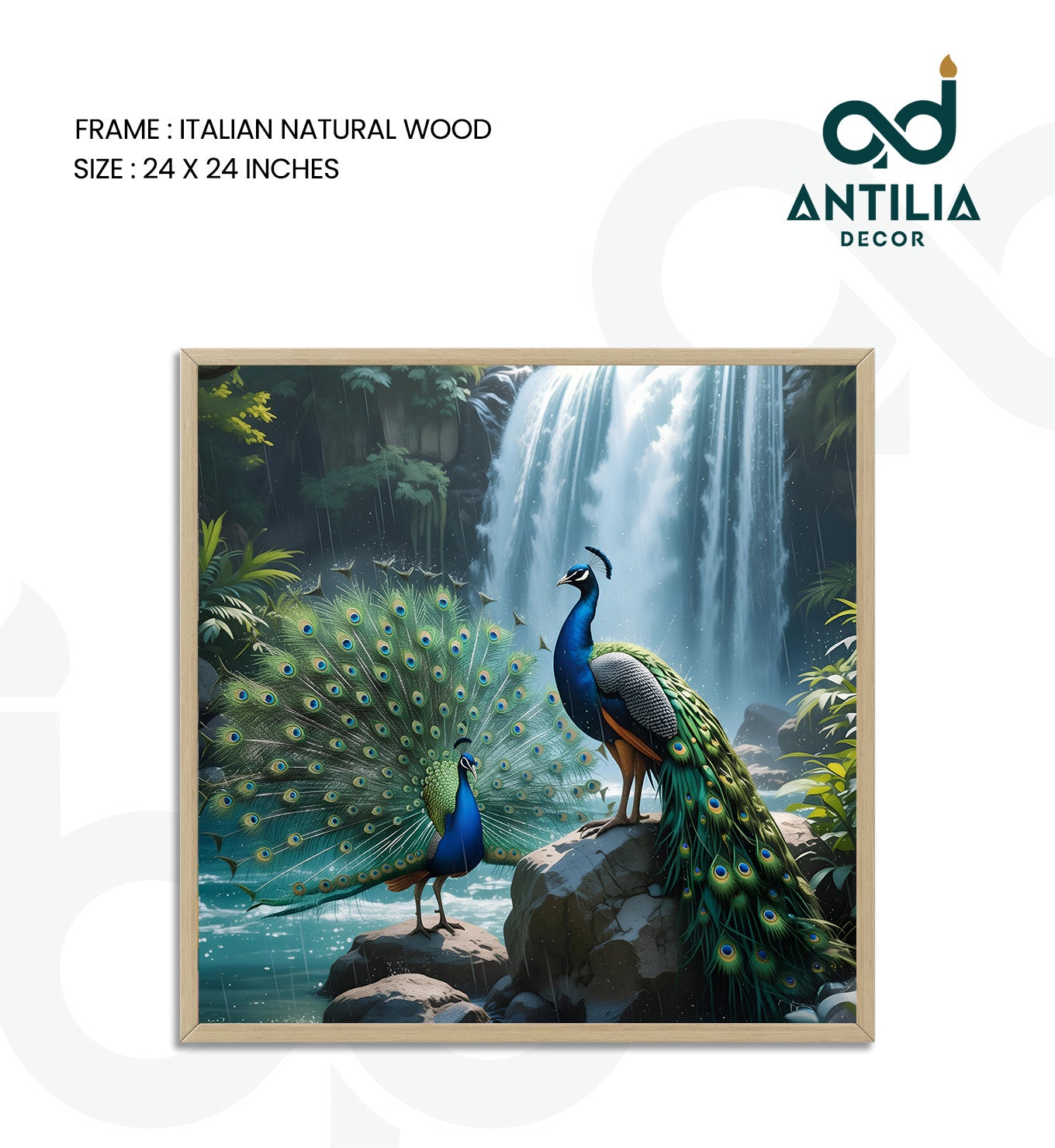 Peacock- Emerald Raindance