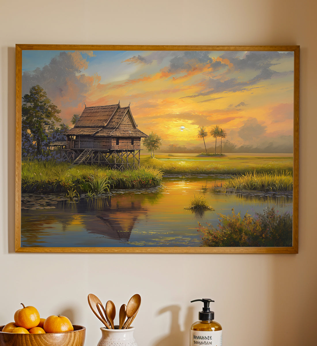 Sunset on the Lagoon