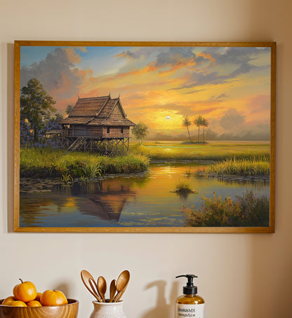 Sunset on the Lagoon
