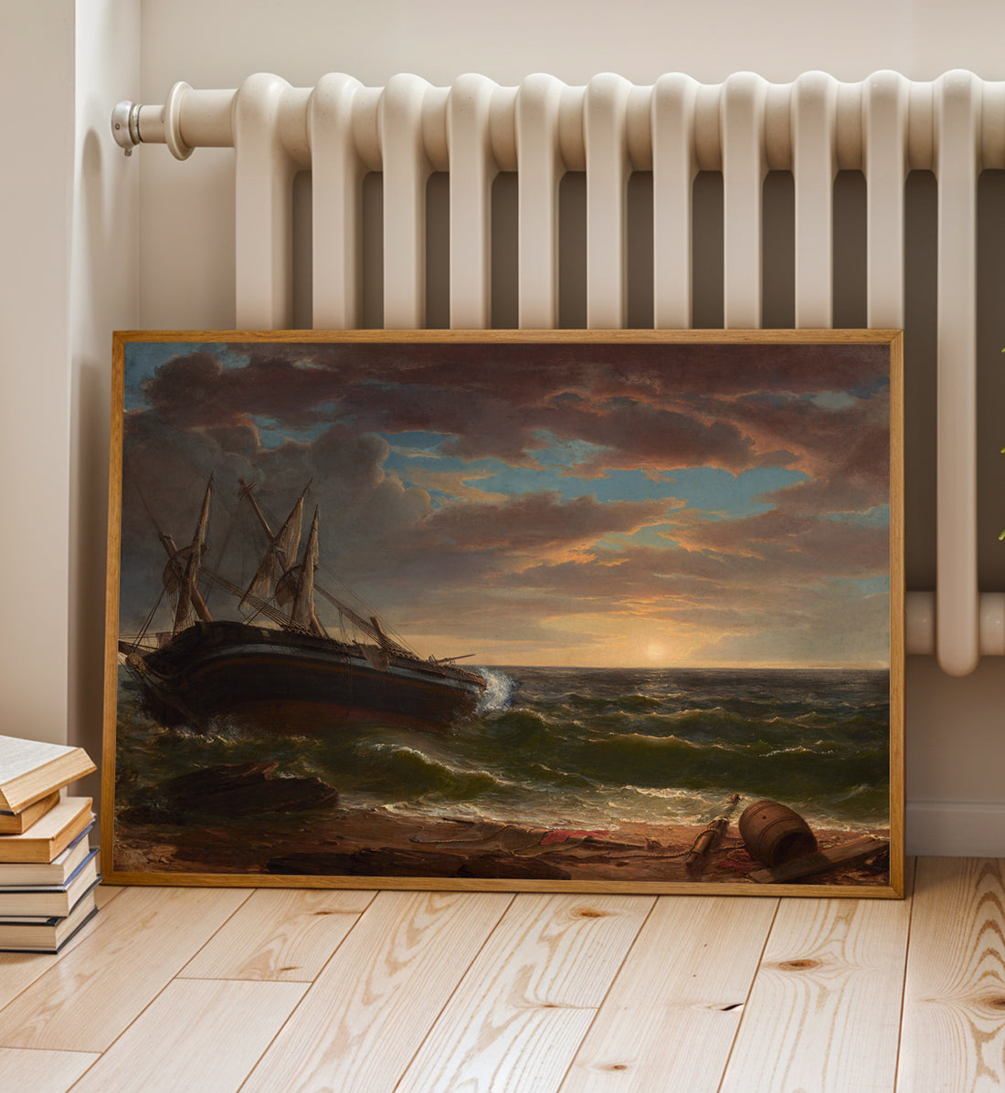 The Stranded Ship by Louis Rémy Mignot