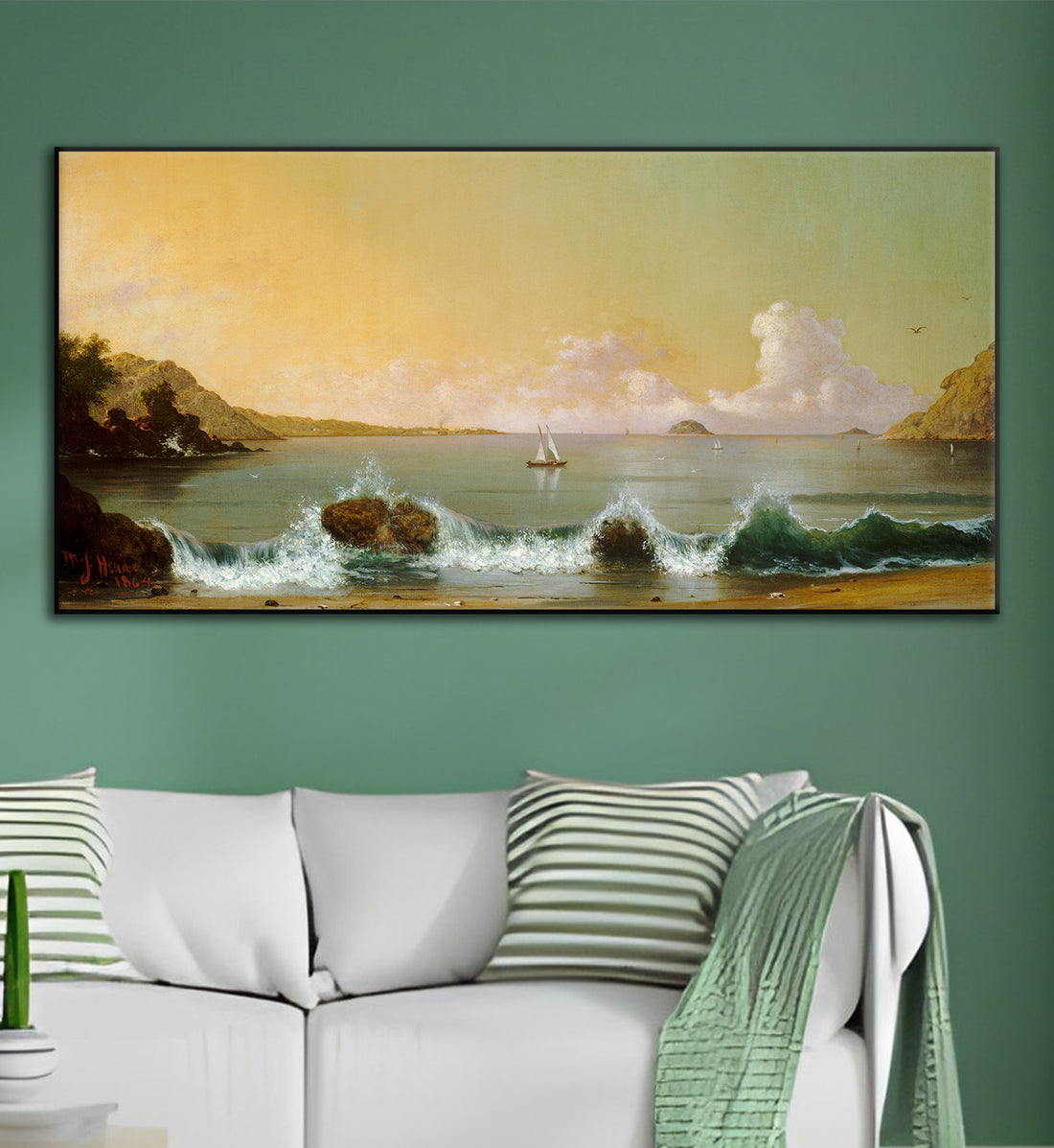 Rio de Janeiro Bay by Martin Johnson Heade
