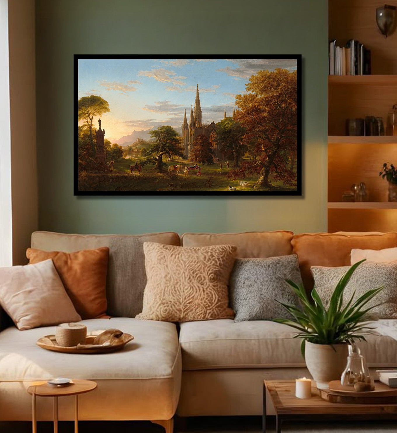 The Return By Thomas Cole