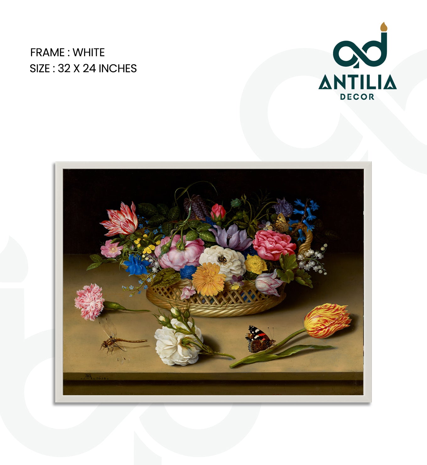 Flower Still Life (1614) Ambrosius Bosschaert the Elder