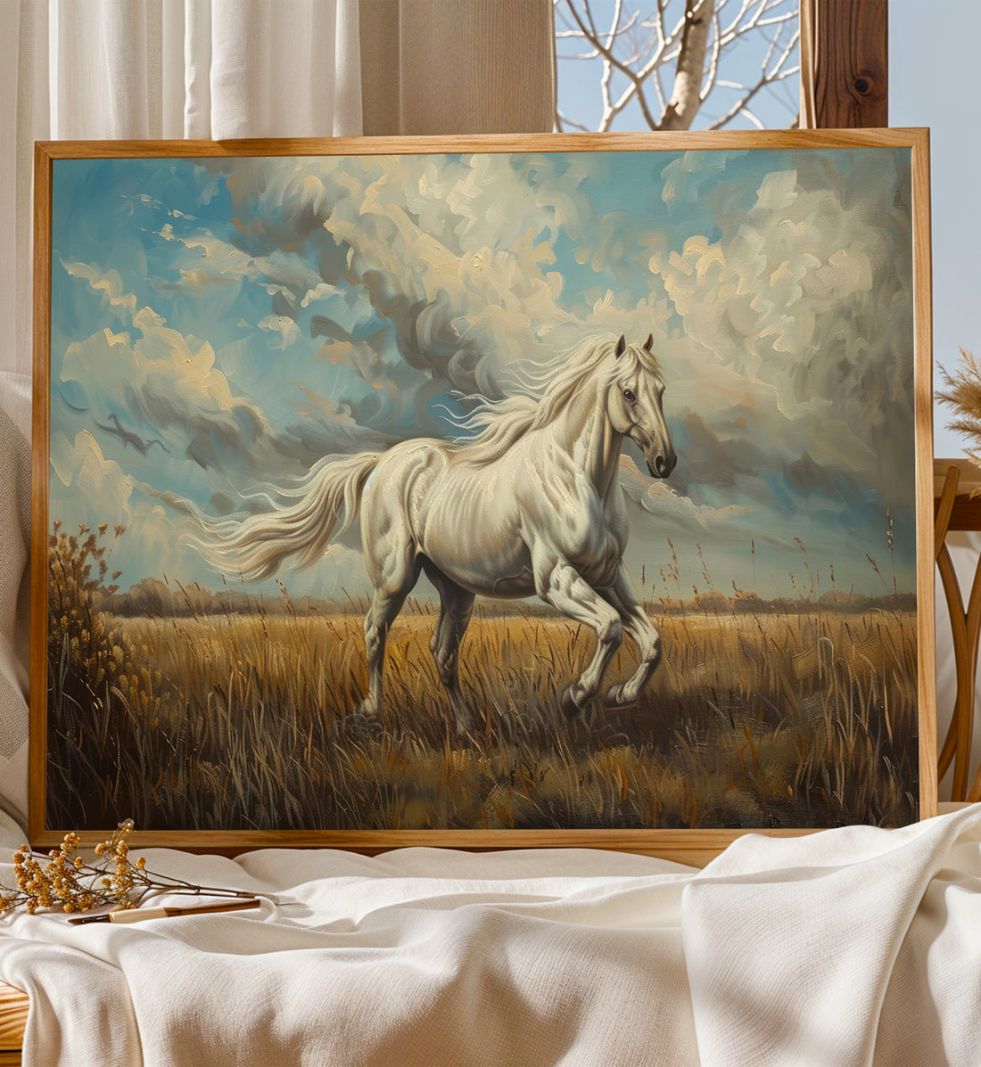 The White Stallion