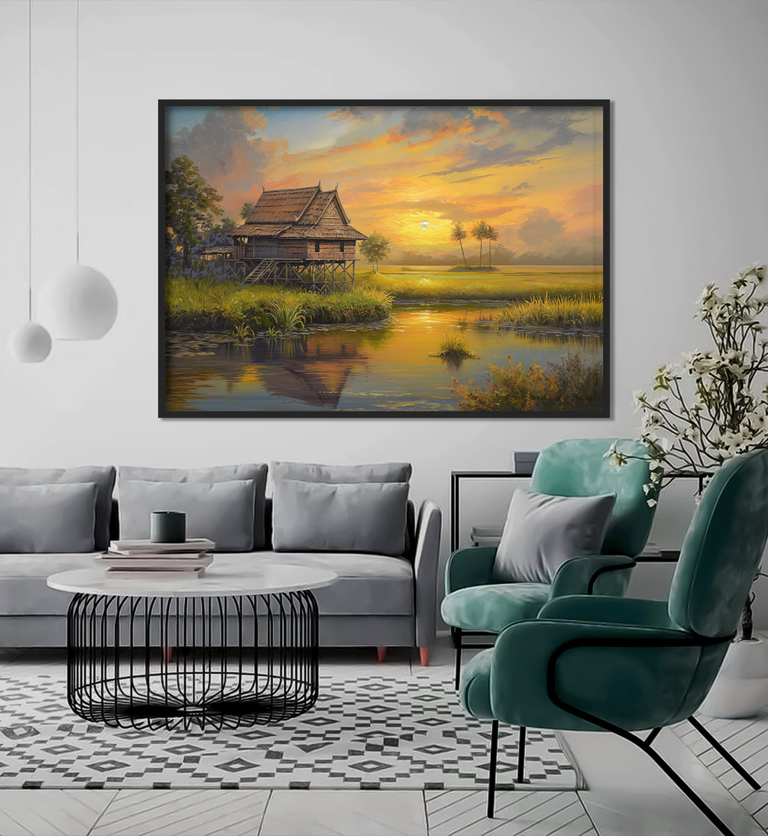 Sunset on the Lagoon