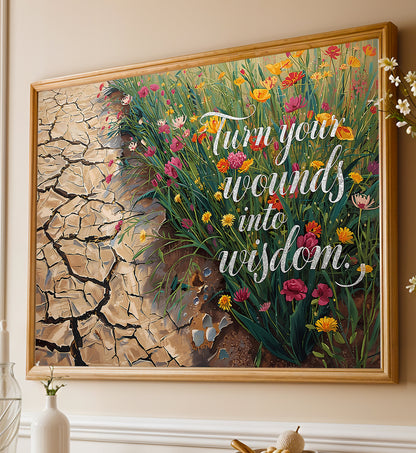 Turn your wounds into wisdom