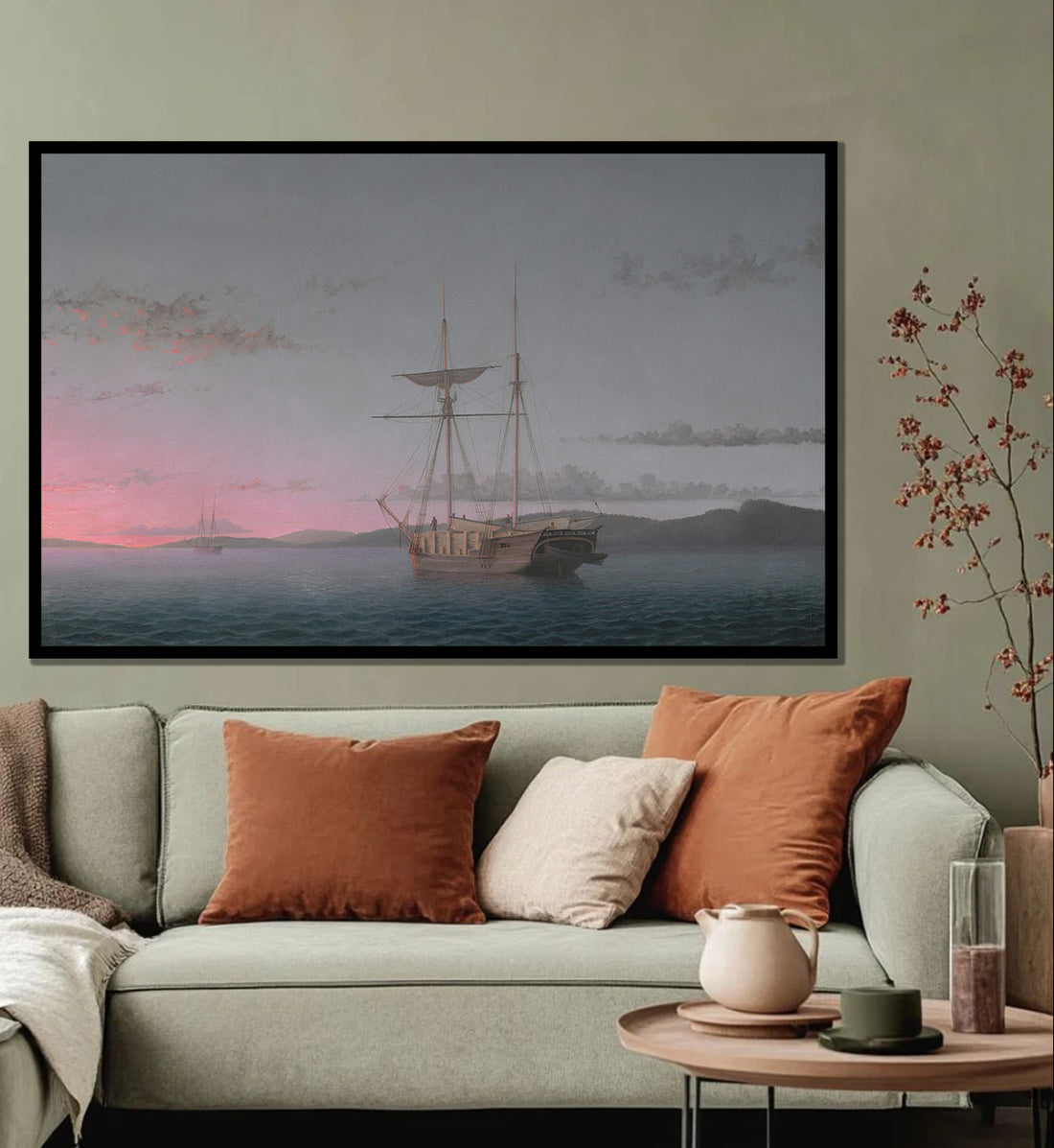 Lumber Schooners at Evening on Penobscot Bay