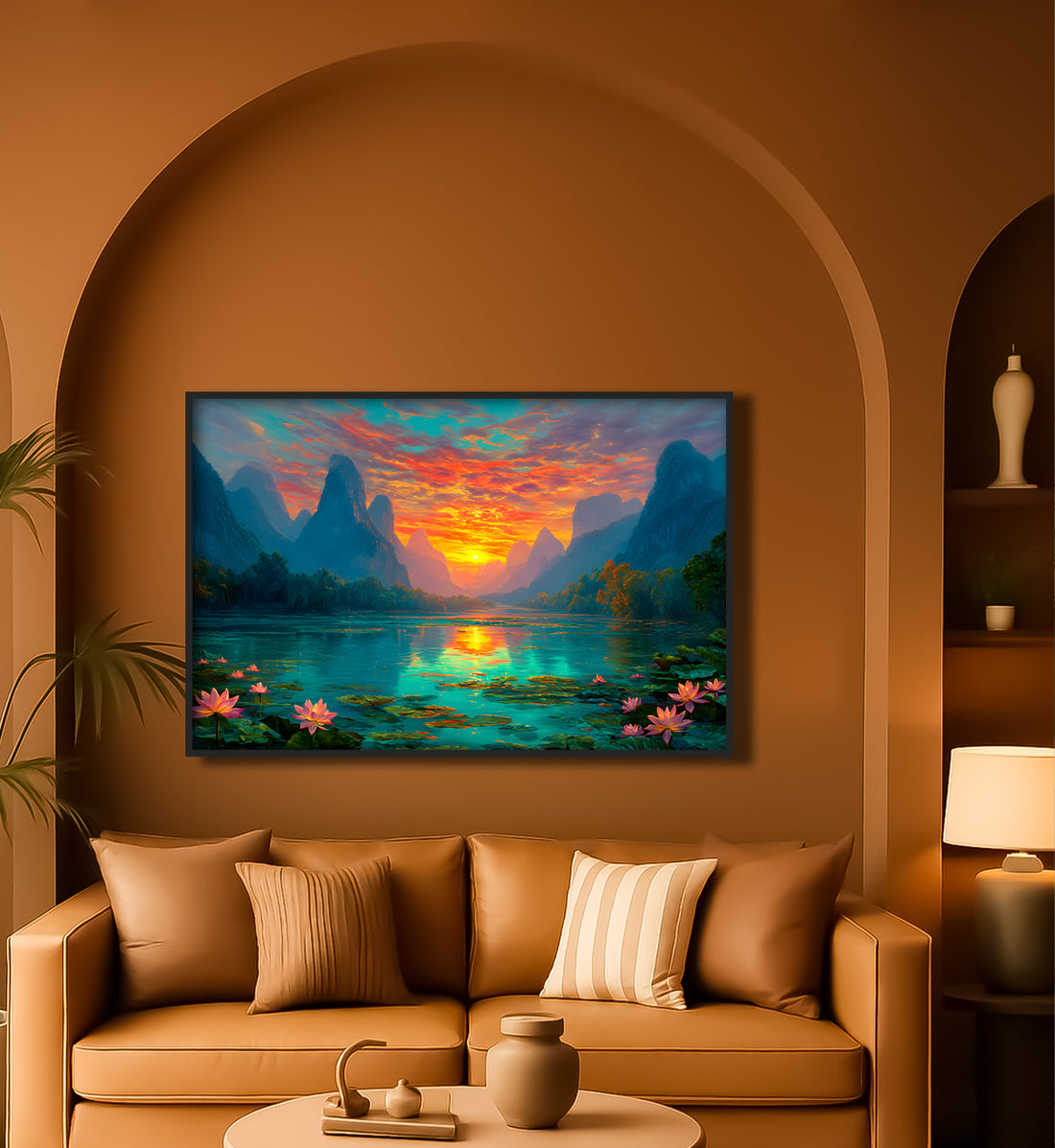 Lotus Sunset
