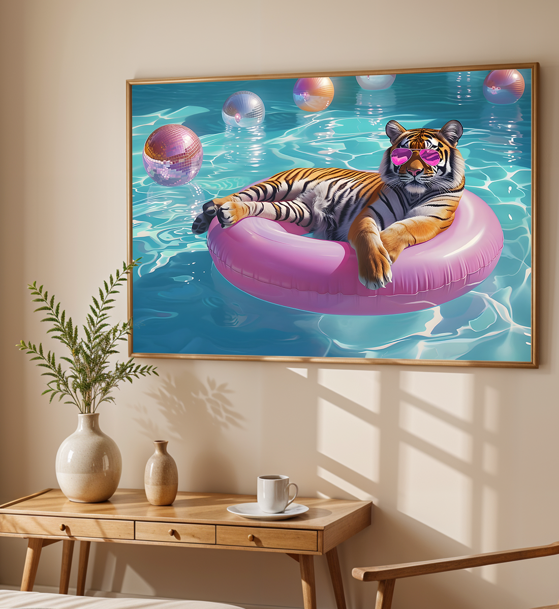 Pool Party Tiger