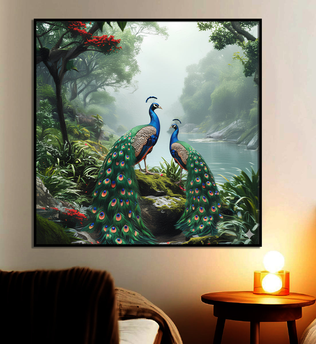 Peacock- Rainforest Royalty