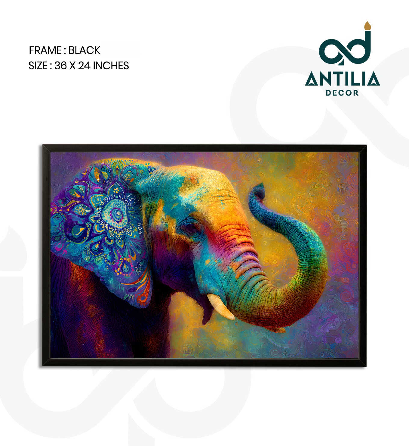 Elephants-The Painted Trunk