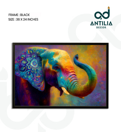 Elephants-The Painted Trunk