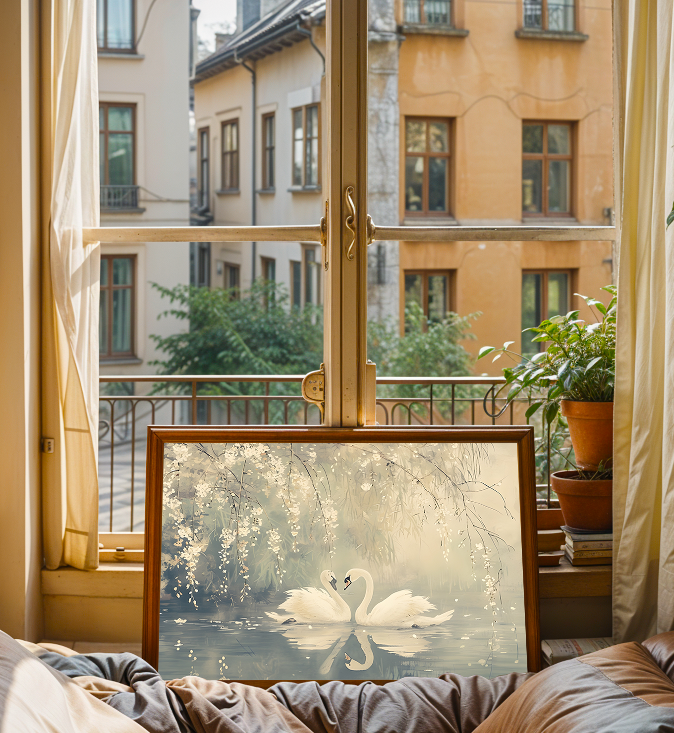 Swans- Love on the Lake