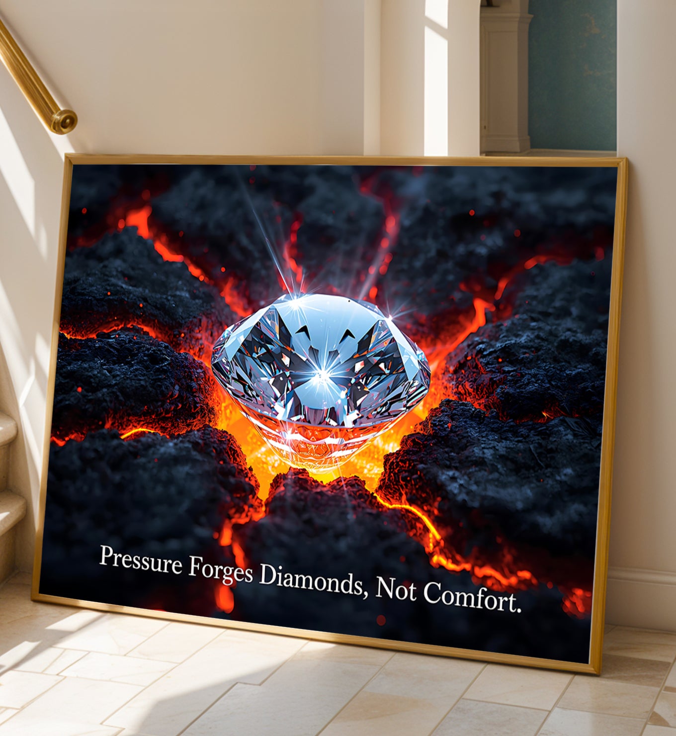 Pressure Forges Diamonds, Not Comfort