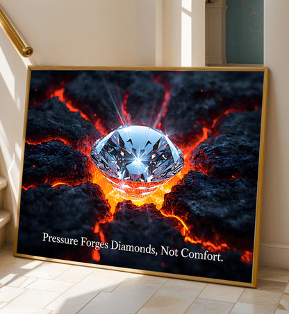 Pressure Forges Diamonds, Not Comfort
