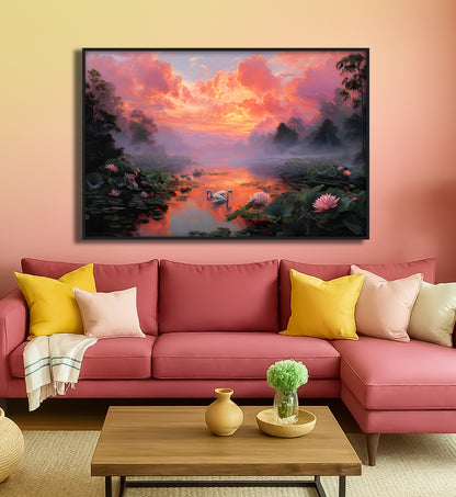 Crimson Sky at Dawn