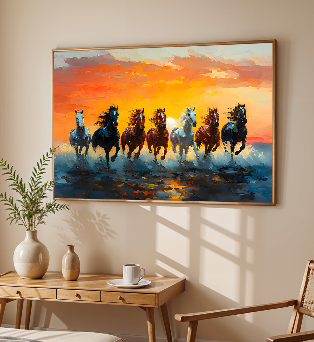 Seven Horses-Riders on the Tide