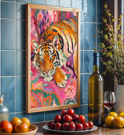 Feline on a Tapestry