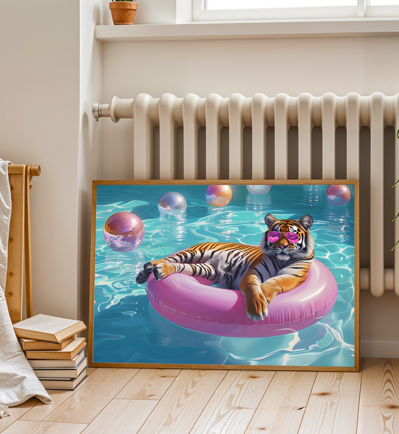 Pool Party Tiger