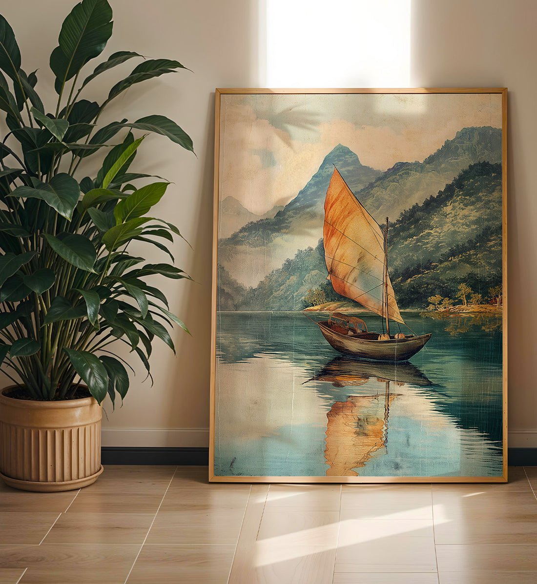 The Lone Sailboat