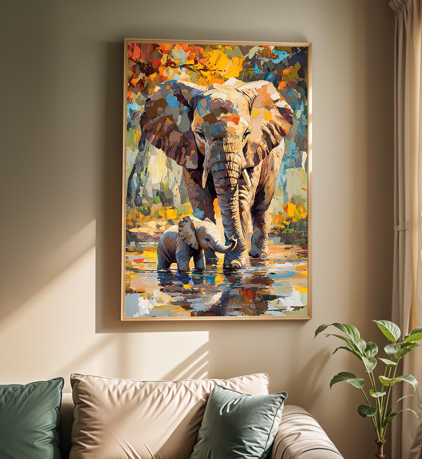 Elephants-Protector of the Young