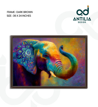 Elephants-The Painted Trunk