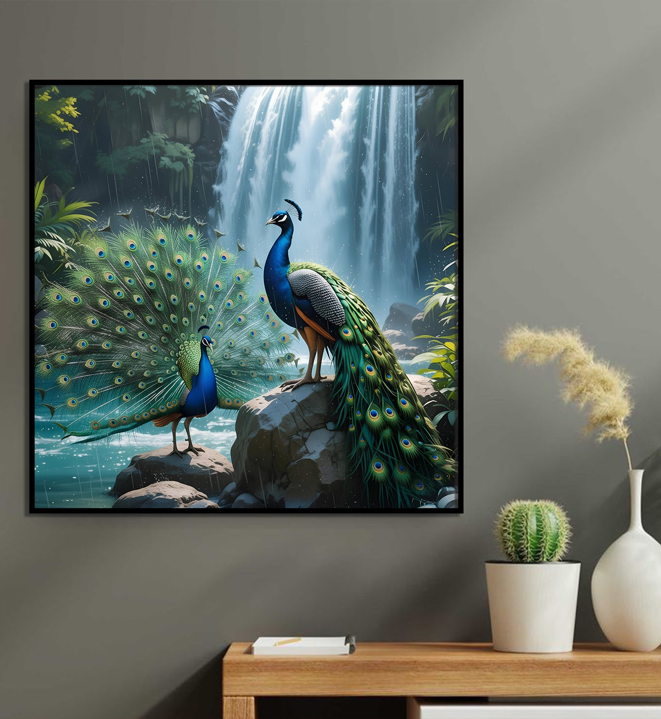 Peacock- Emerald Raindance