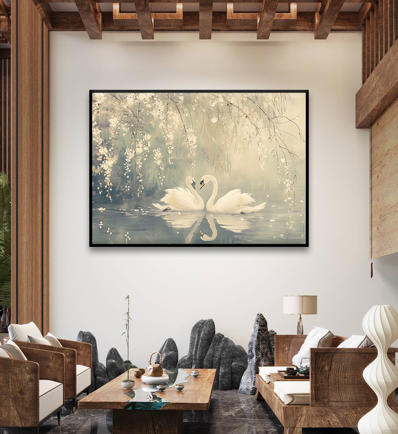 Swans- Love on the Lake