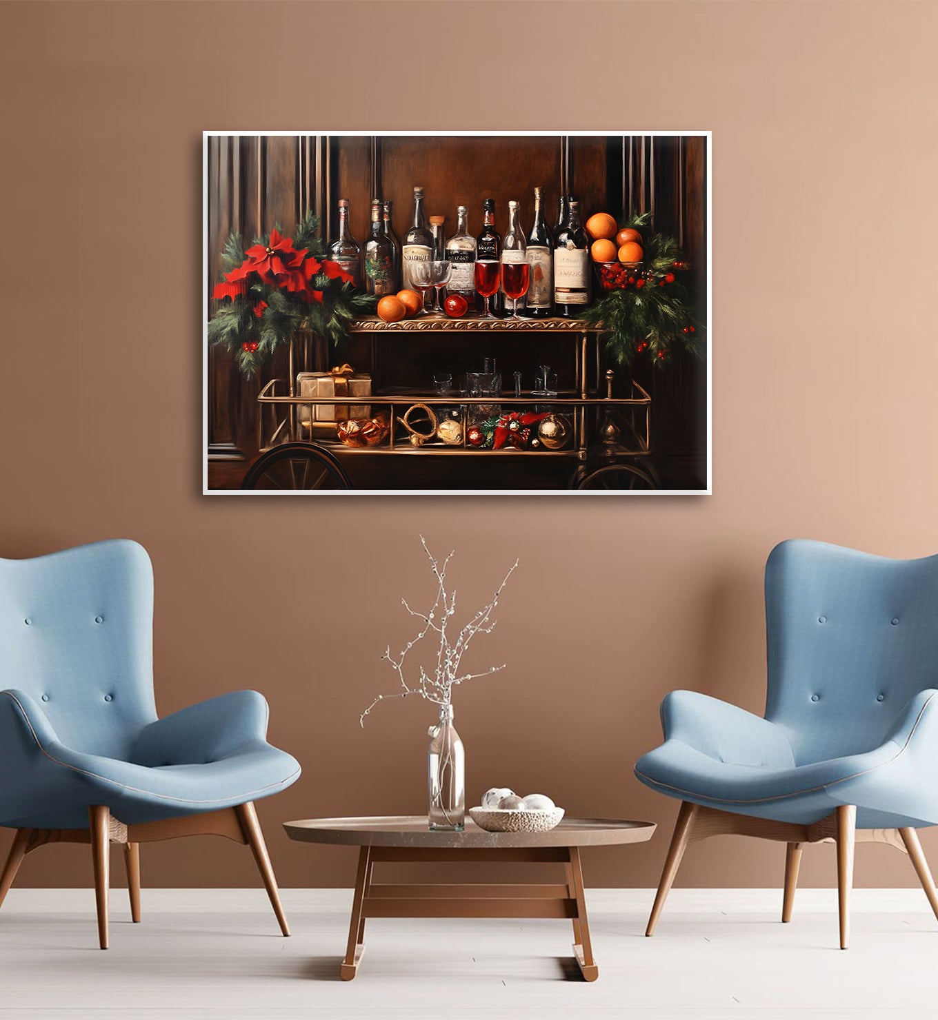Yuletide Bar Cart