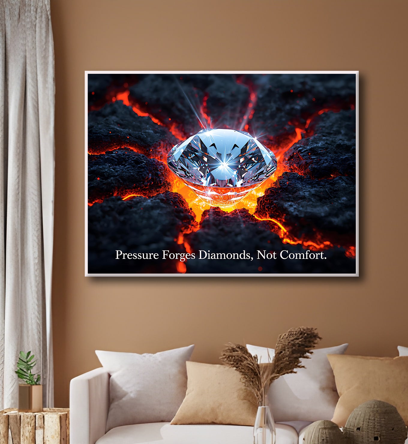 Pressure Forges Diamonds, Not Comfort