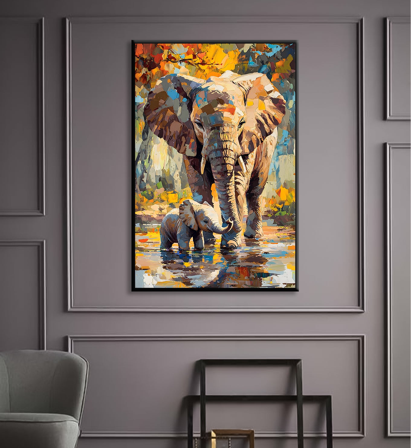 Elephants-Protector of the Young