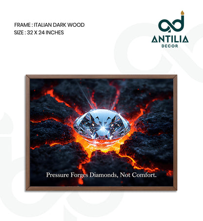 Pressure Forges Diamonds, Not Comfort